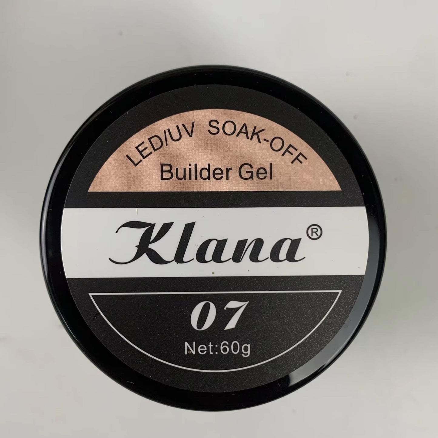 Gel UV Klana Builder Gel – Peach Nude #07 (60g) Nolivia.fr