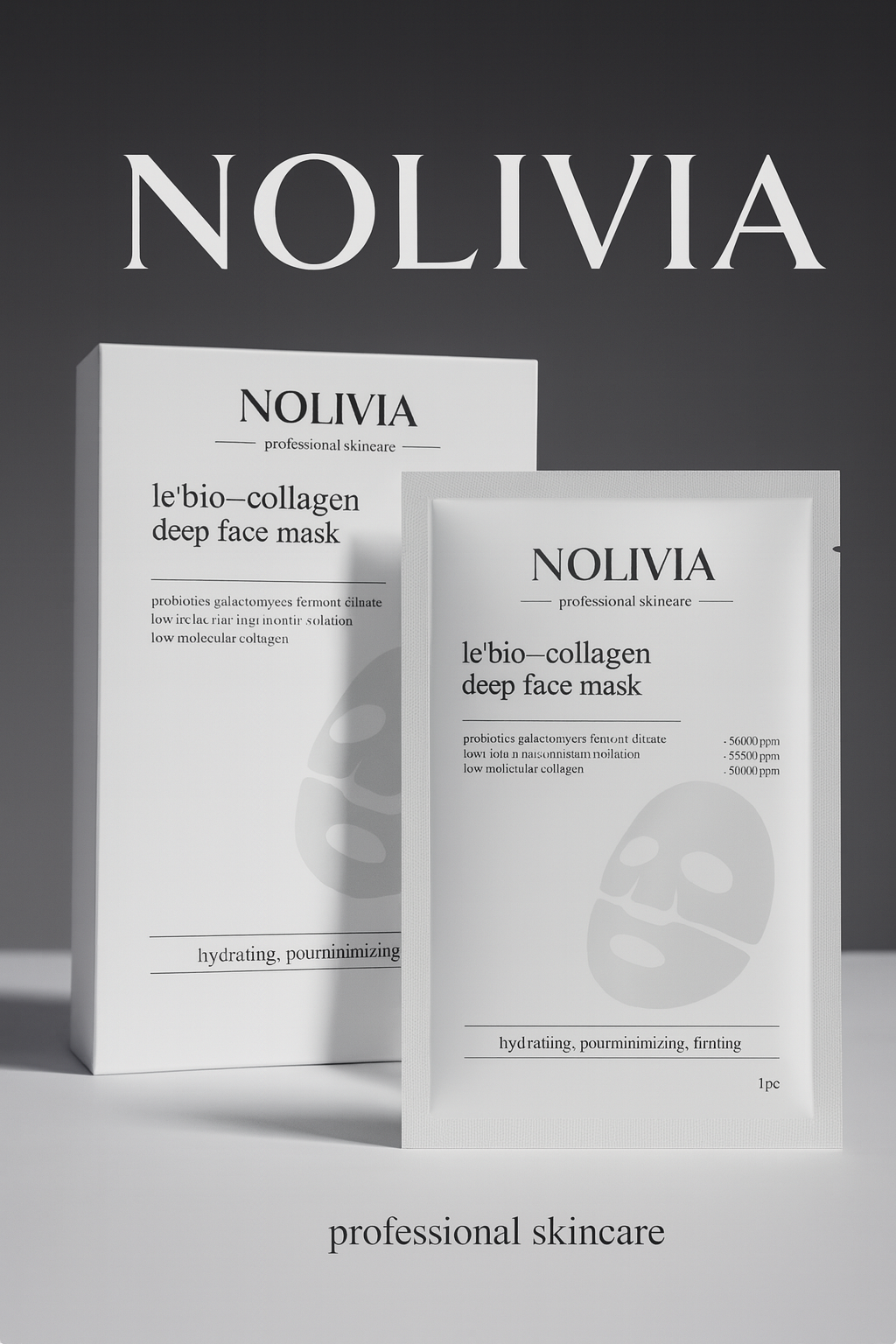 Masques Profonds au Collagène – Coffret de 4 | Nolivia®