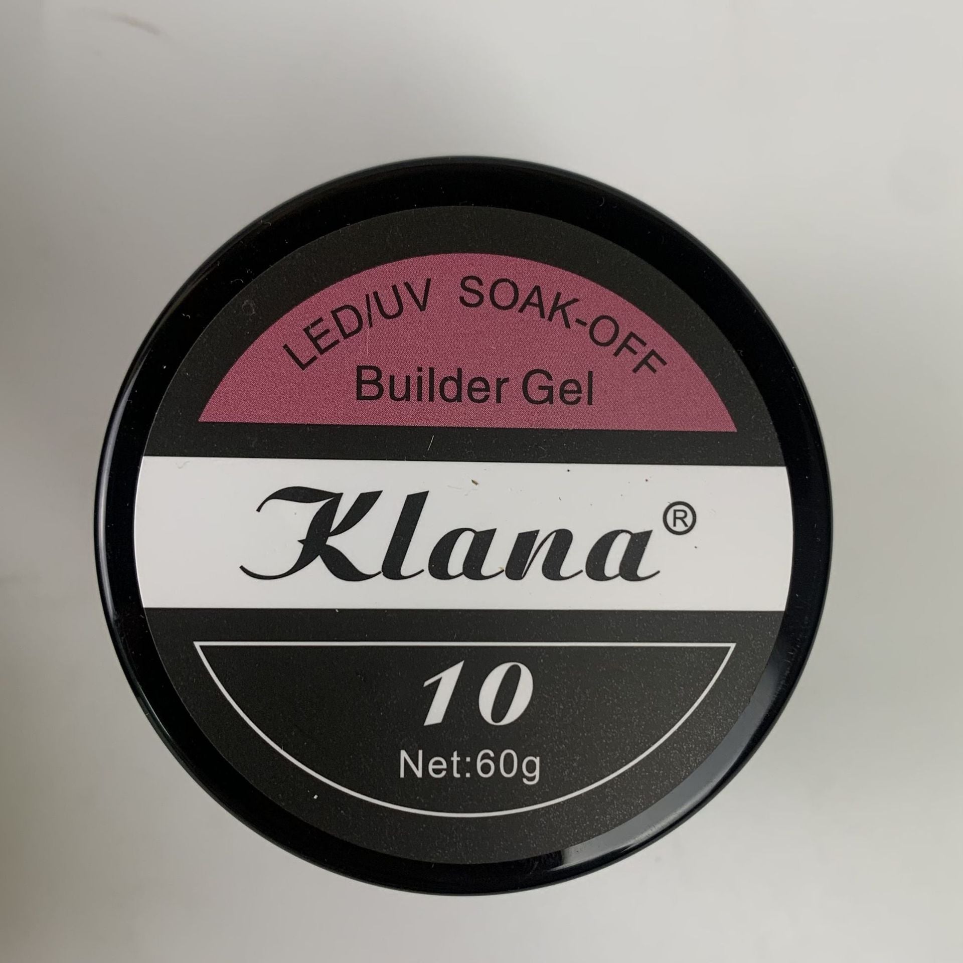 Gel UV Klana Builder Gel – Rose Mûre #10 (60g) Nolivia.fr