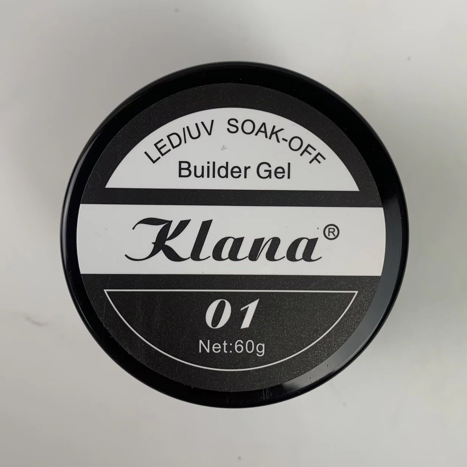Gel UV Klana Builder Gel – Clear #01 (60g) Nolivia.fr