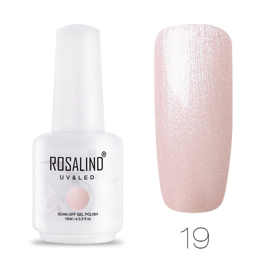 Vernis Semi-Permanent Rose Poudré Scintillant – Rosalind #1 Nolivia.fr