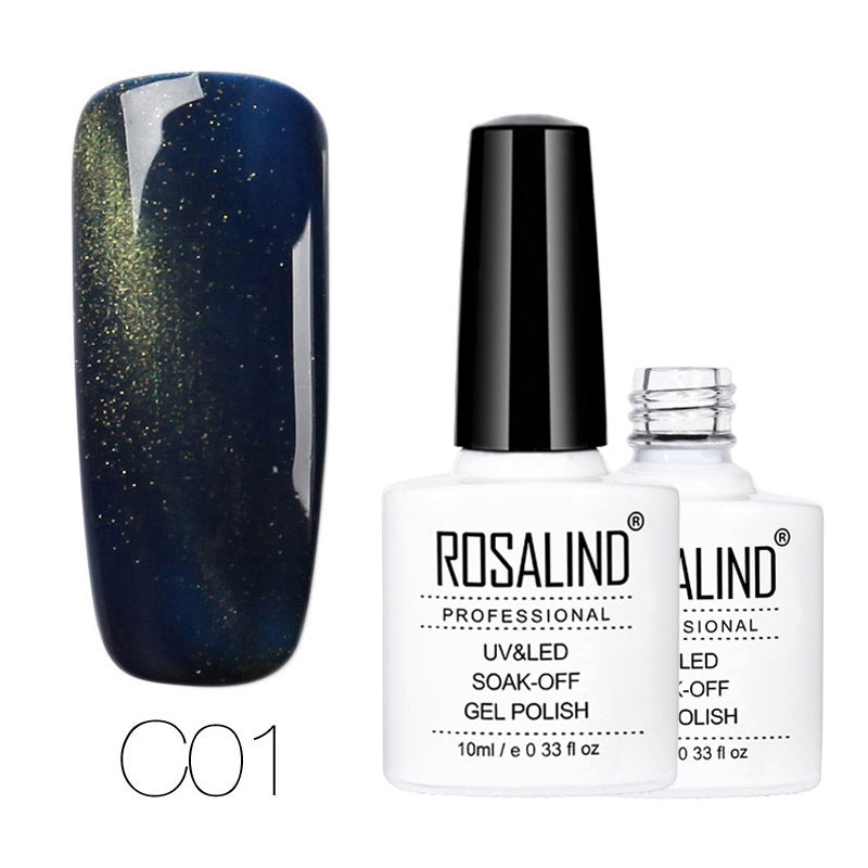 Vernis Semi-Permanent Cat Eye — C01 Bleu Nuit Nolivia.fr