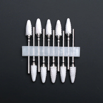 Set 10 embouts Céramique — Ponceuse Électrique Ongles Nolivia.fr