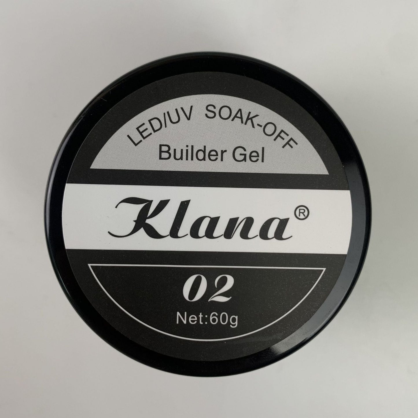 Gel UV Klana Builder Gel – White #02 (60g) Nolivia.fr