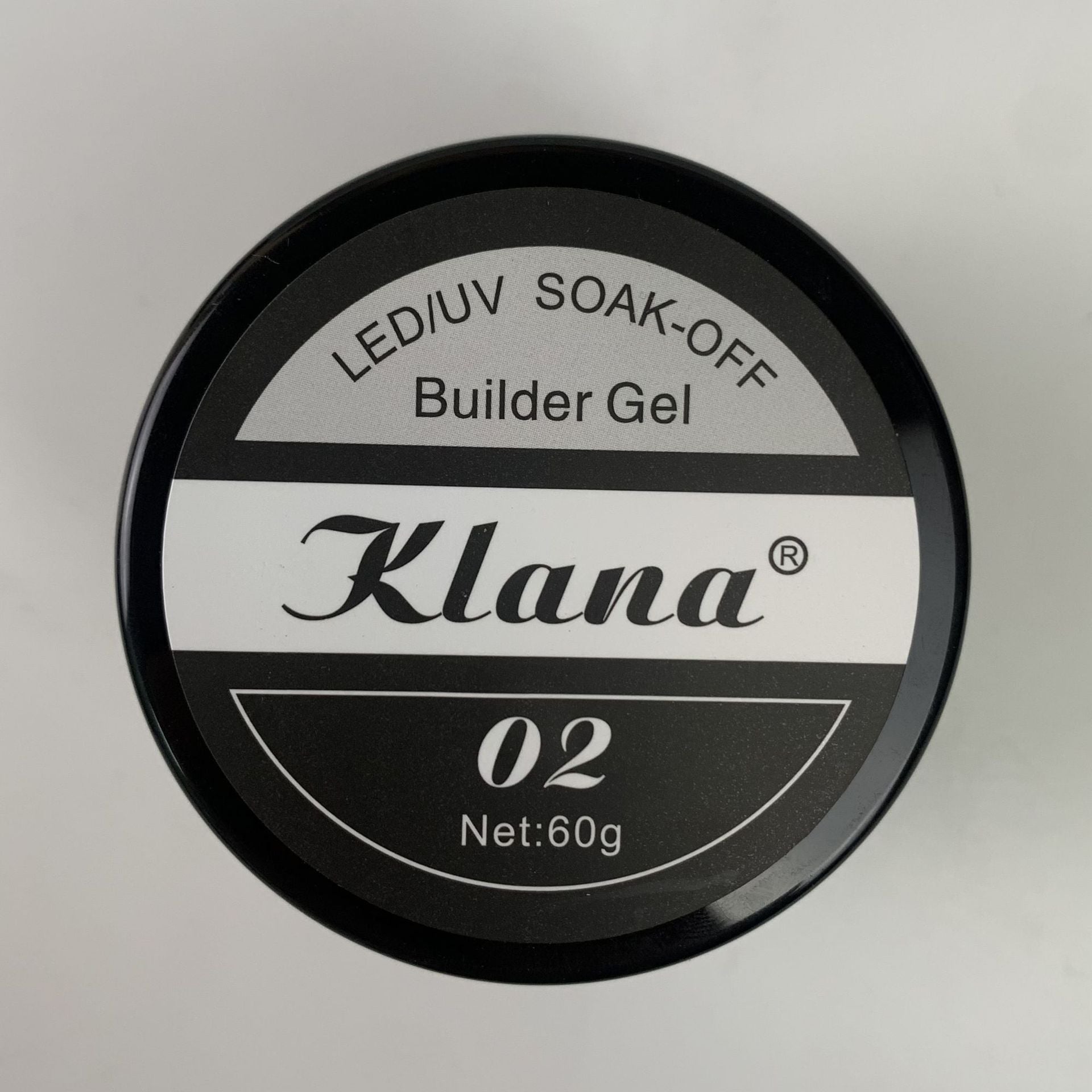 Gel UV Klana Builder Gel – White #02 (60g) Nolivia.fr