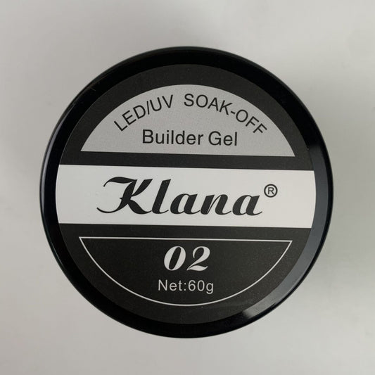 Gel UV Klana Builder Gel – White #02 (60g) Nolivia.fr