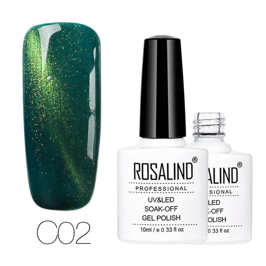Vernis Semi-Permanent Cat Eye — C01 Bleu Nuit Nolivia.fr