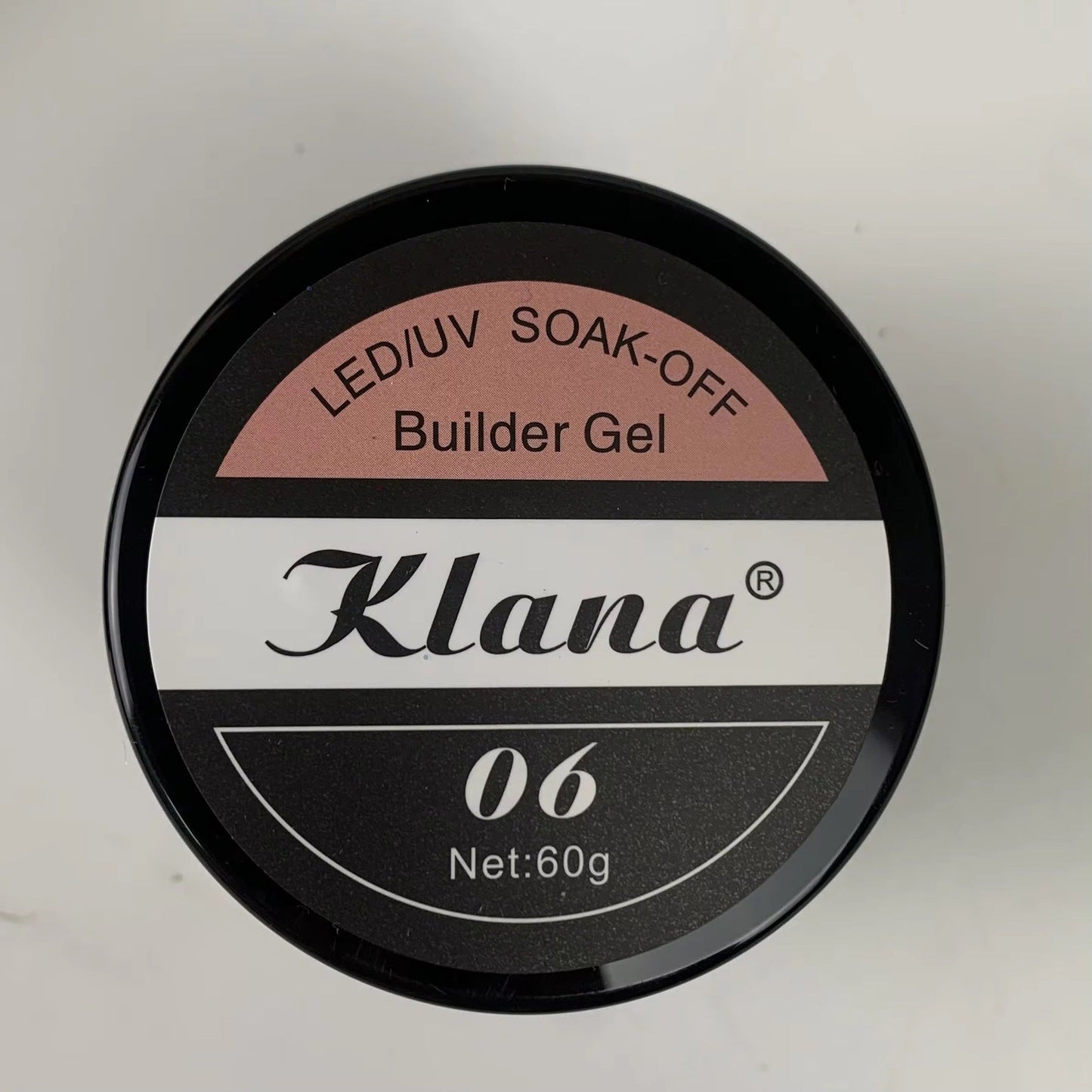 Gel UV Klana Builder Gel – Deep Nude #06 (60g) Nolivia.fr