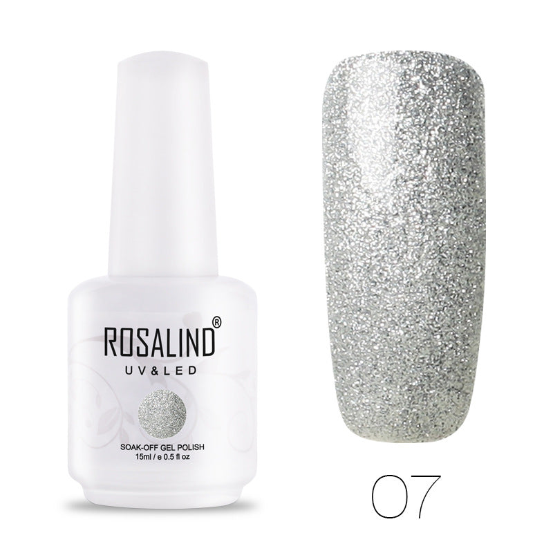 Vernis Semi-Permanent Argent Pailleté – Rosalind #07 Nolivia.fr