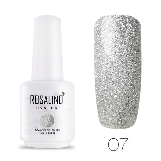 Vernis Semi-Permanent Argent Pailleté – Rosalind #07 Nolivia.fr