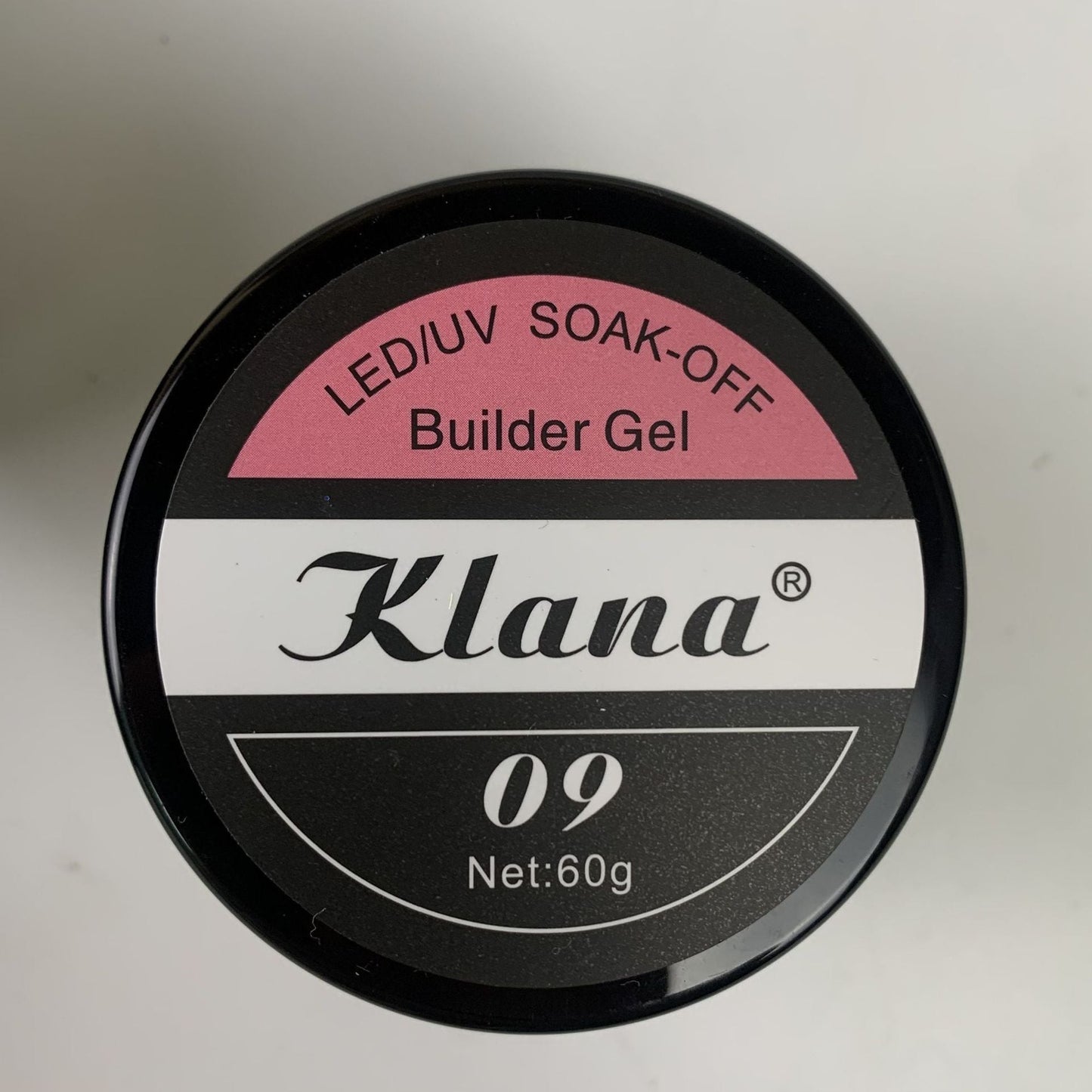Gel UV Klana Builder Gel – Rose Fuchsia #09 (60g) Nolivia.fr