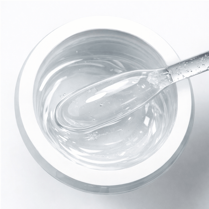 Application gel UV clear sur ongles - résultat brillant