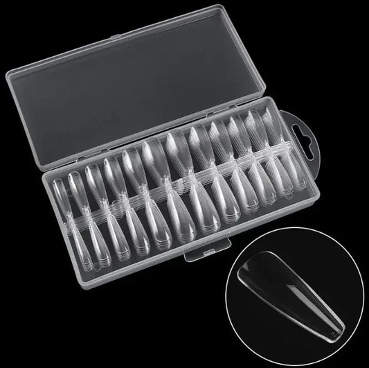 Capsules américaines coffin 240 pièces - faux ongles full cover Nolivia
