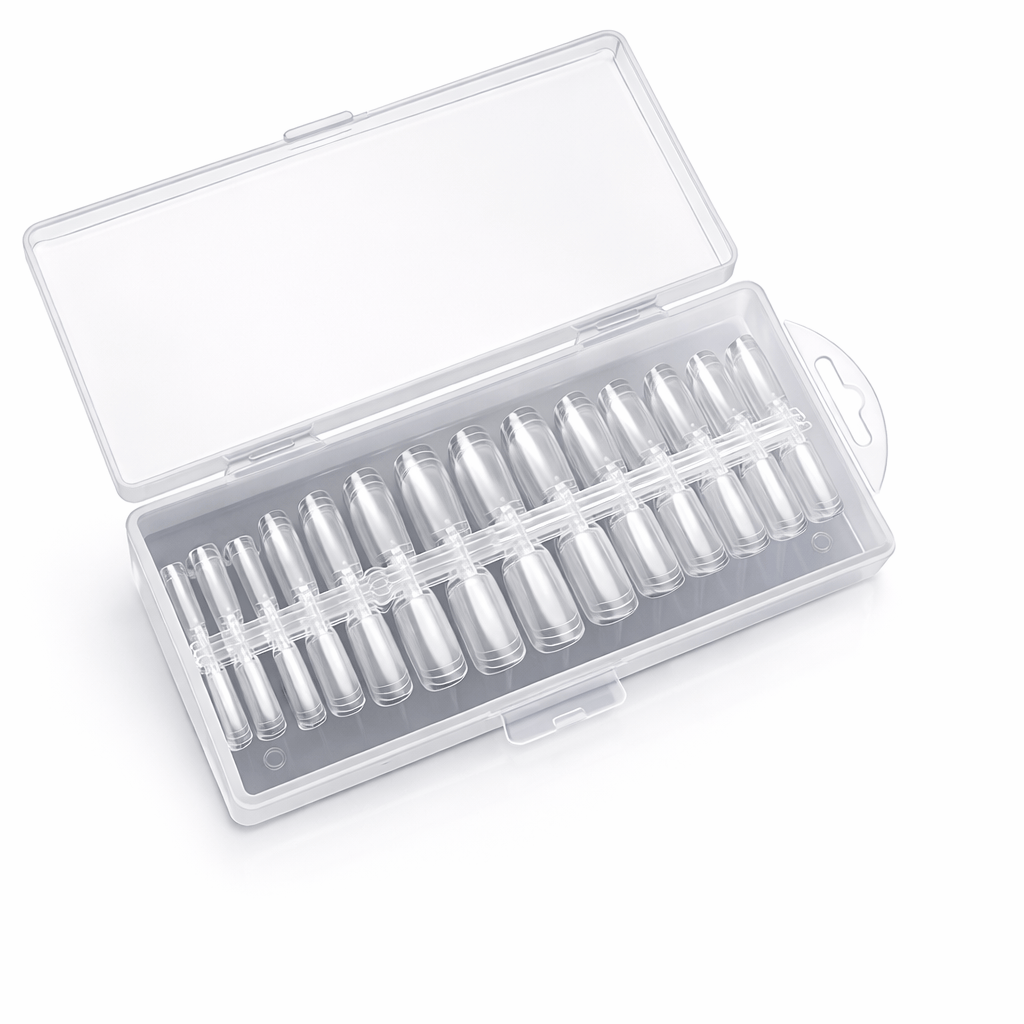 Capsules américaines square 240 pièces - faux ongles carrés Nolivia
