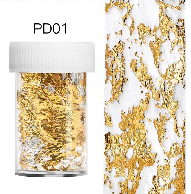 Maille métallisée or et argent