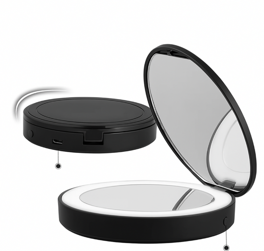 Miroir de Poche Lumineux