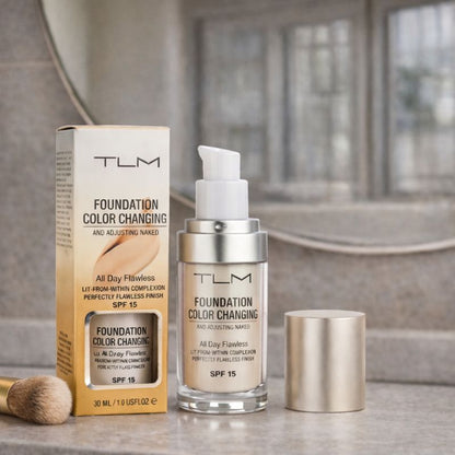 Fond de Teint Liquide Color Changing – Teint Unifié & Fini Naturel