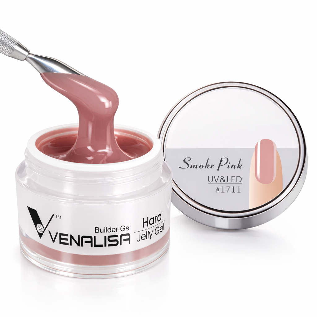 VENALISA Builder Gel Rose – Gel de Construction UV/LED Hard Jelly Gel Longue Tenue Nolivia.fr