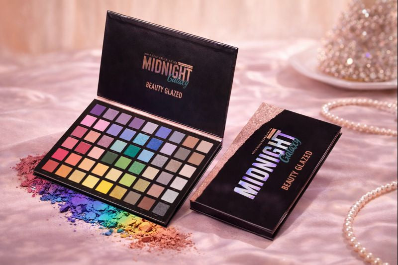 Palette de Fards à Paupières Nolivia – 45 Teintes Professionnelles