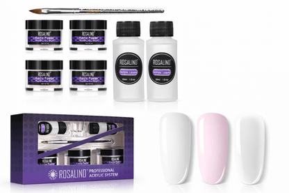 Kit acrylique ongles ROSALIND professionnel - extension ongles Nolivia