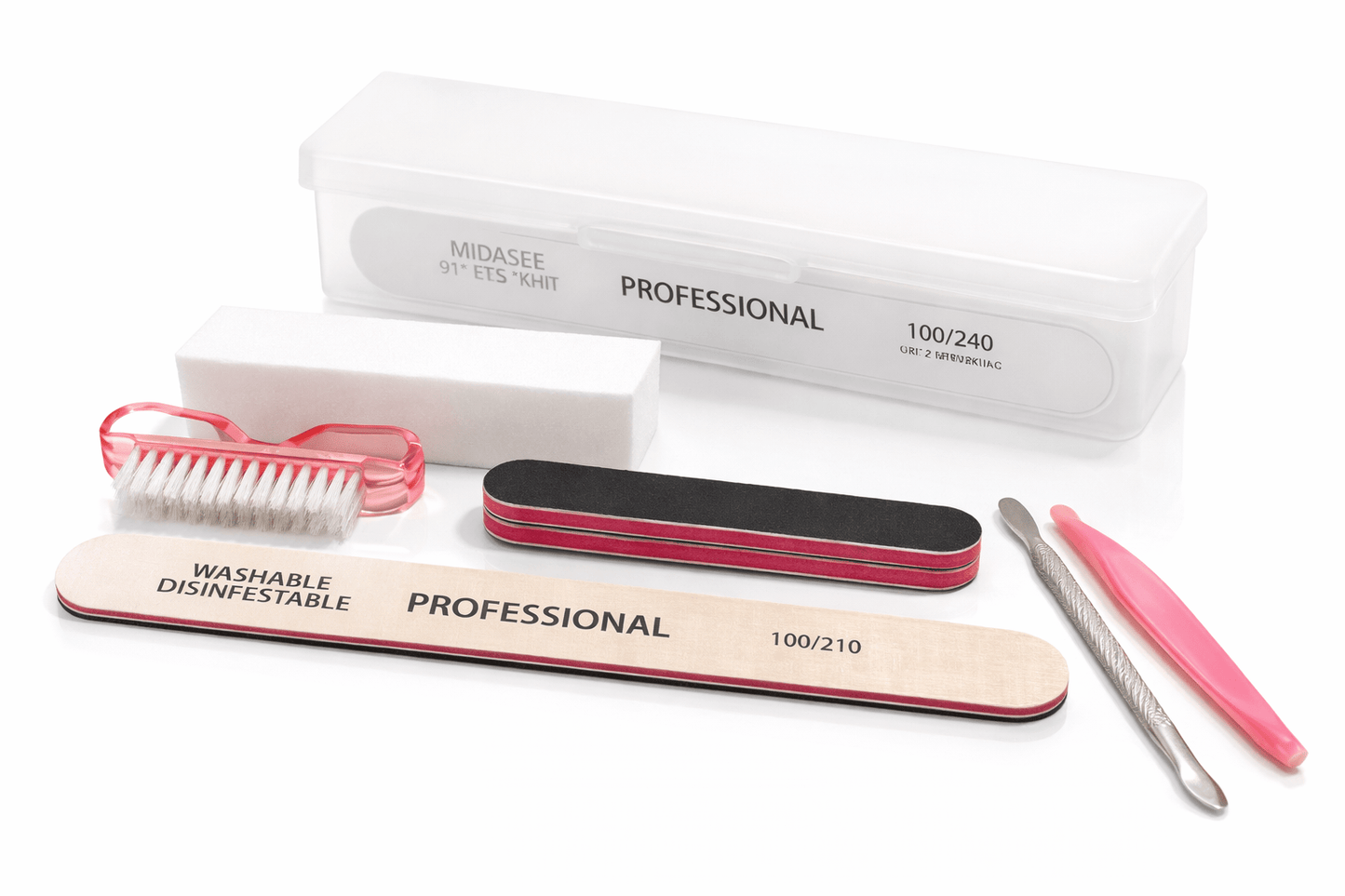 Kit préparation ongles professionnel - outils manucure Nolivia
